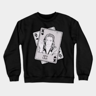 Retro Nick Cave 80s card Style Crewneck Sweatshirt